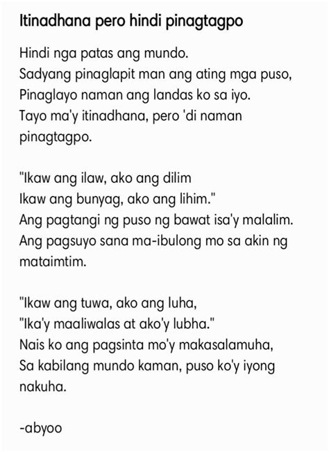 pero in tagalog